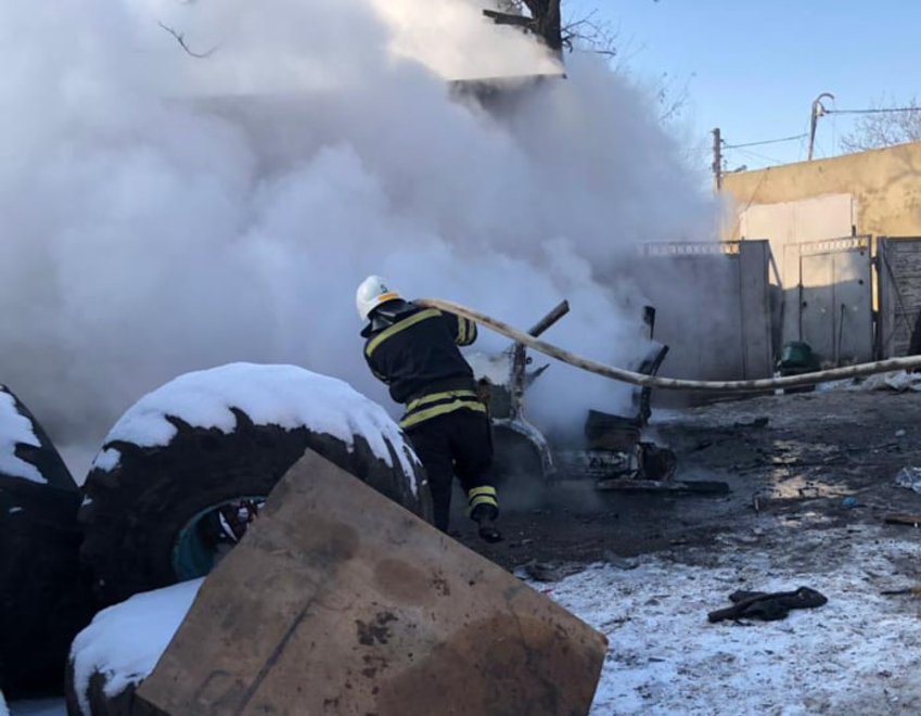 В Николаевской области спасатели дважды тушили пожар
