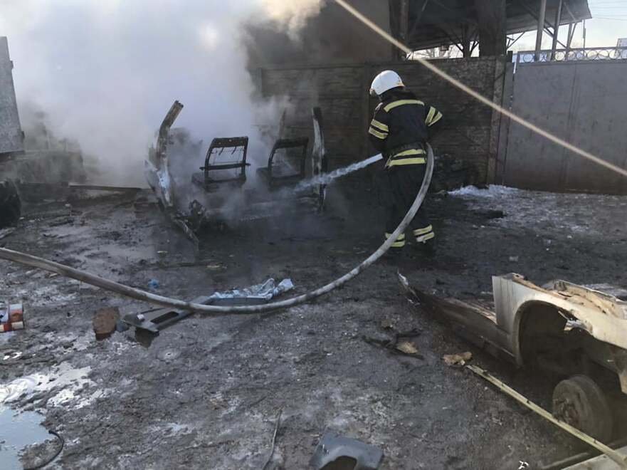 В Николаевской области спасатели дважды тушили пожар