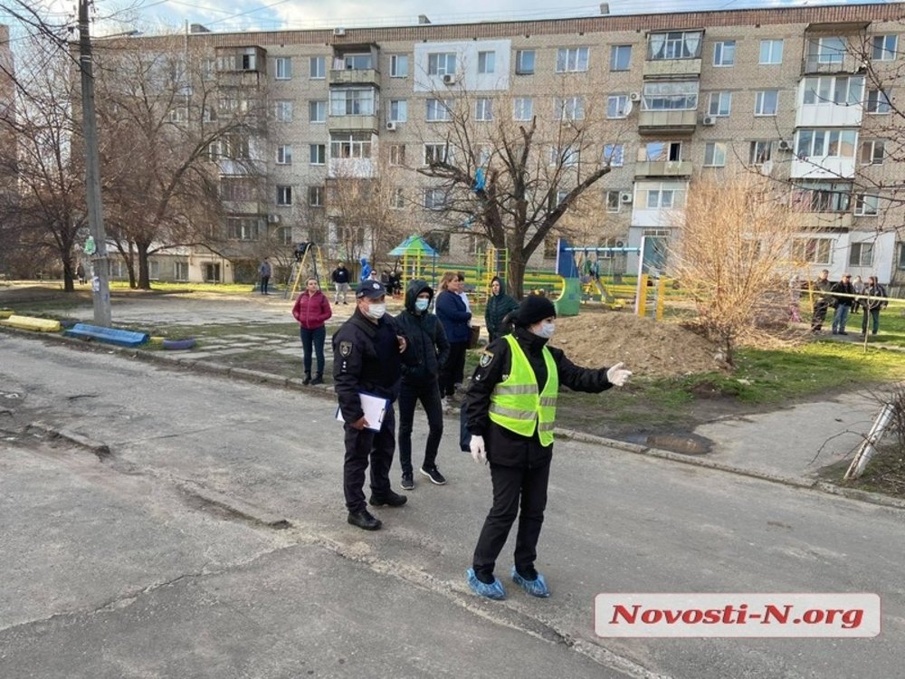 Полицейская спец-операция в Николаеве