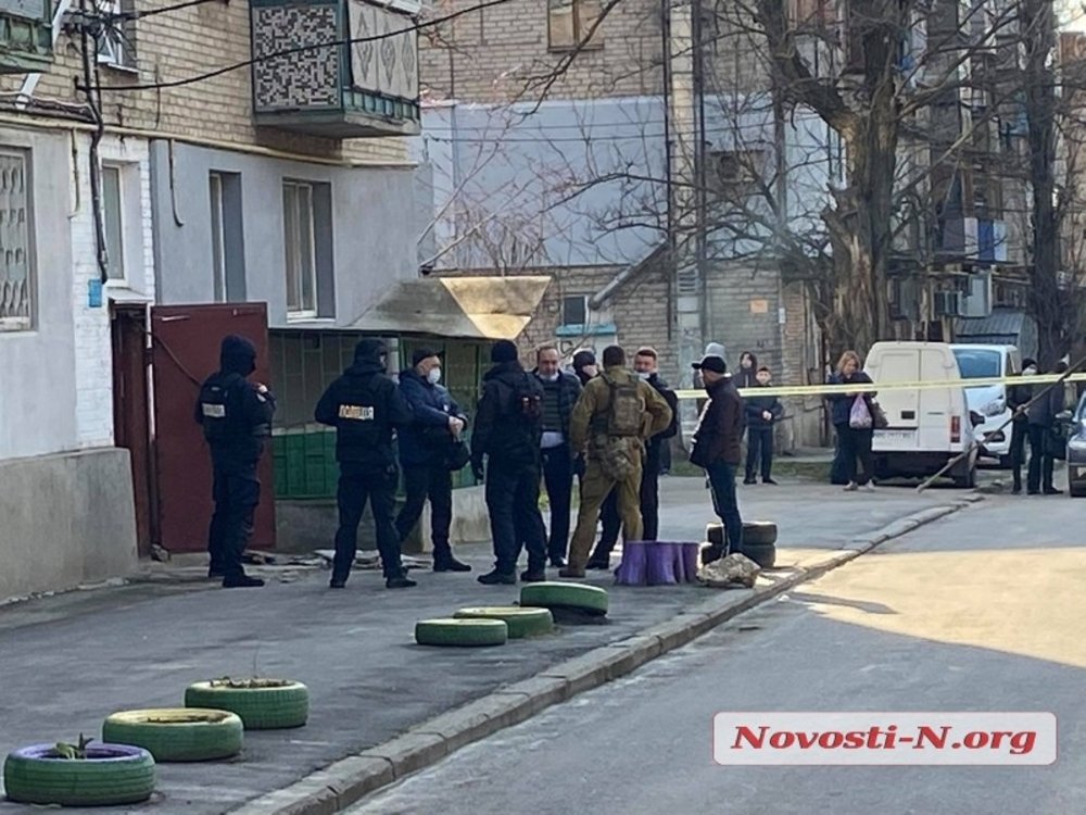 Полицейская спец-операция в Николаеве