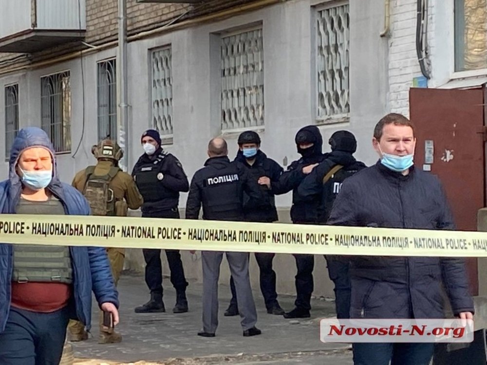 Полицейская спец-операция в Николаеве