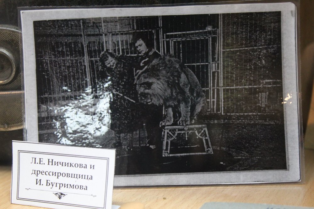 Людмила Ничикова  и лев
