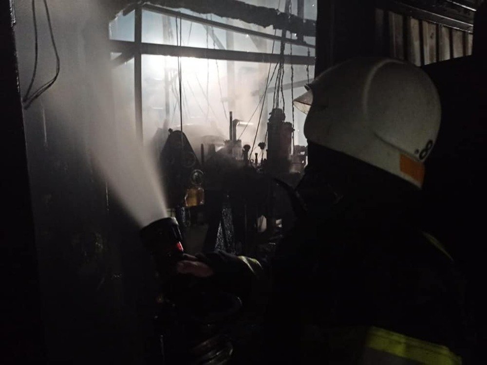 Пожар на заводе в Березанке, Пожар в Березанке Пожар в Березанке
