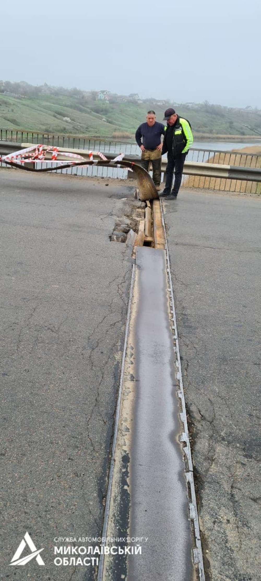 На Николаевщине повредили мост