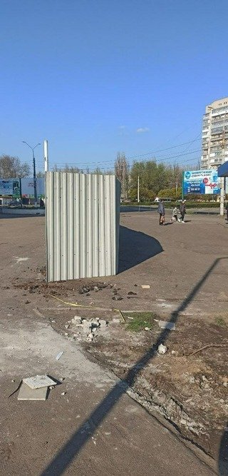 В Николаеве на подрядчика, который ремонтирует супермаркет, составили админпротоколы