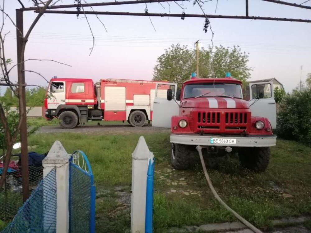 Четыре пожара на Николаевщине