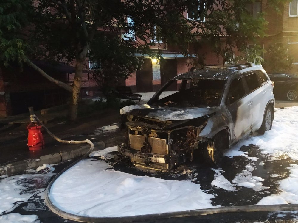 Пожар автомобиля