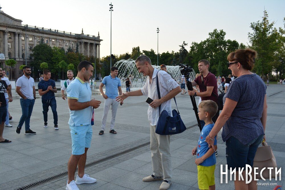 Олимпийский чемпион Парвиз Насибов посетил Николаев
