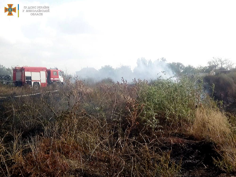 На Николаевщине за сутки произошло рекордное количество пожаров на открытых территориях, - ФОТО