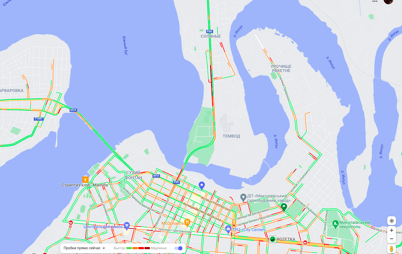 Пробки в Николаеве: Движение затруднено в Соляных и центре города, - ФОТО