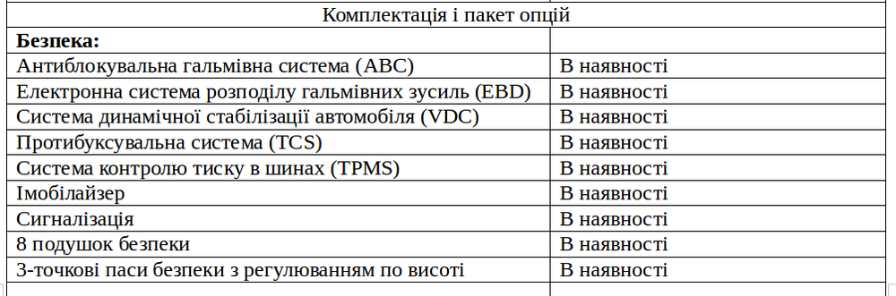 Технические требования по тендеру