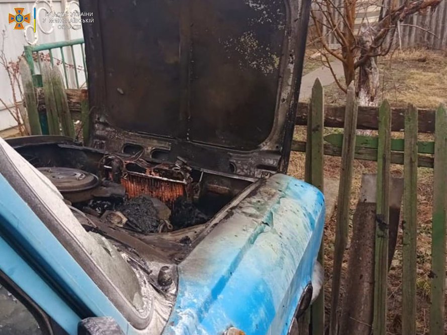 возгорание автомобилей