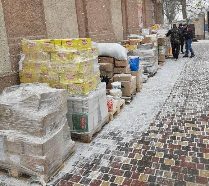 гумкомвой прибув у миколаїв
