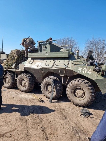 кинута техніка окупантів