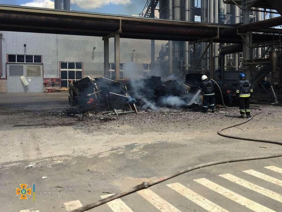 наслідки обстрілу миколаївського району