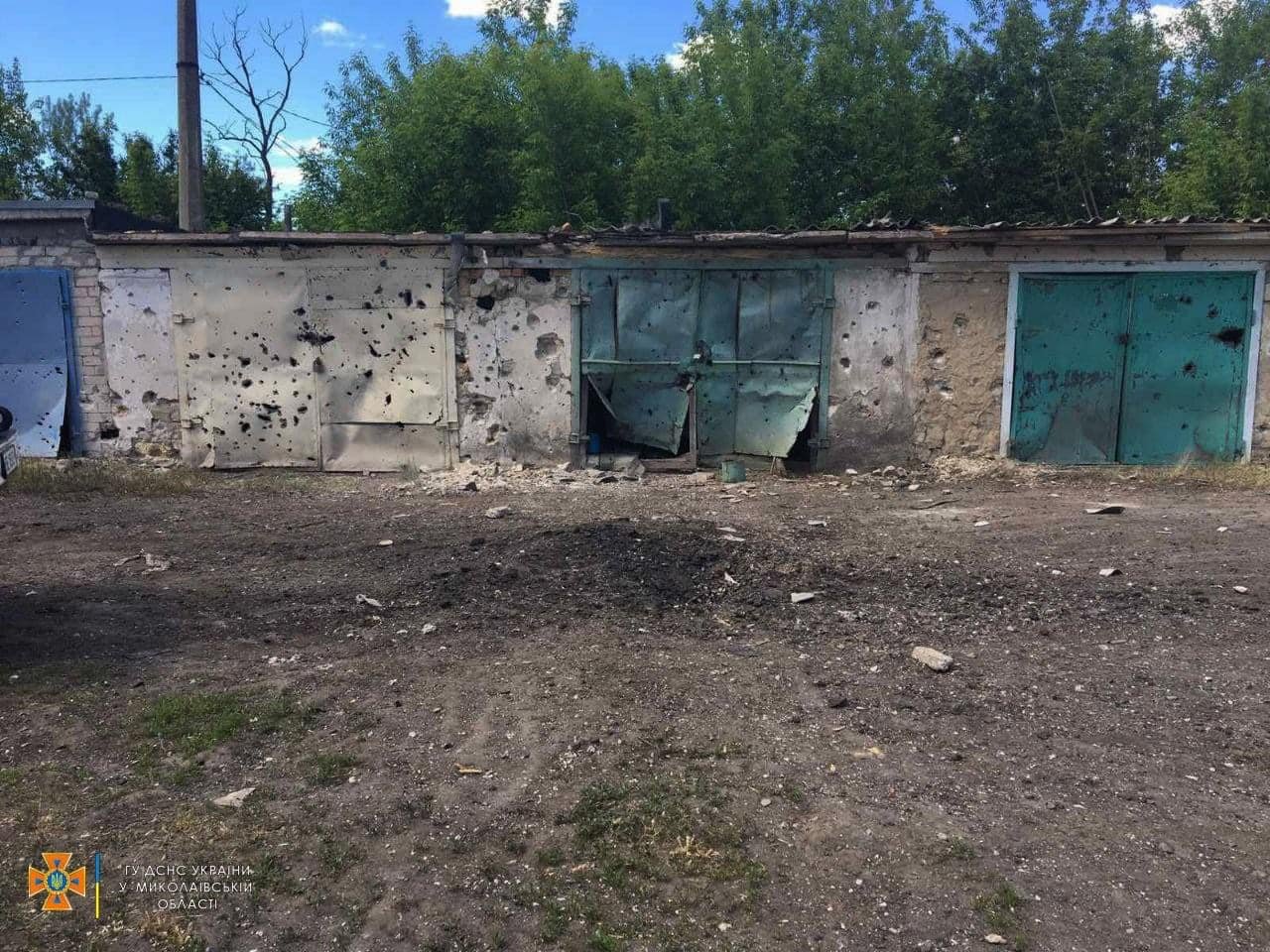 наслідки обстрілу миколаївського району