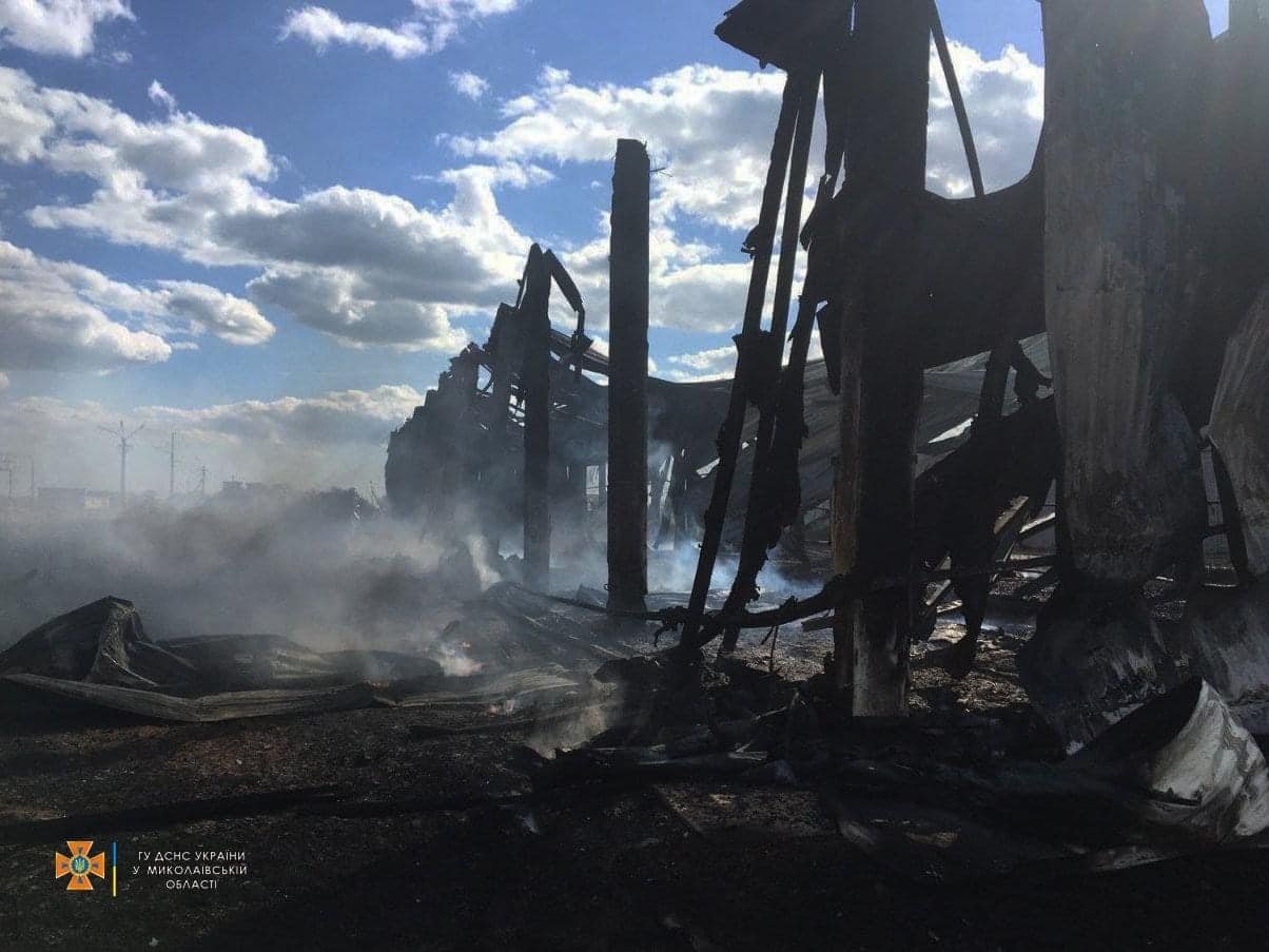 наслідки обстрілу миколаївського району