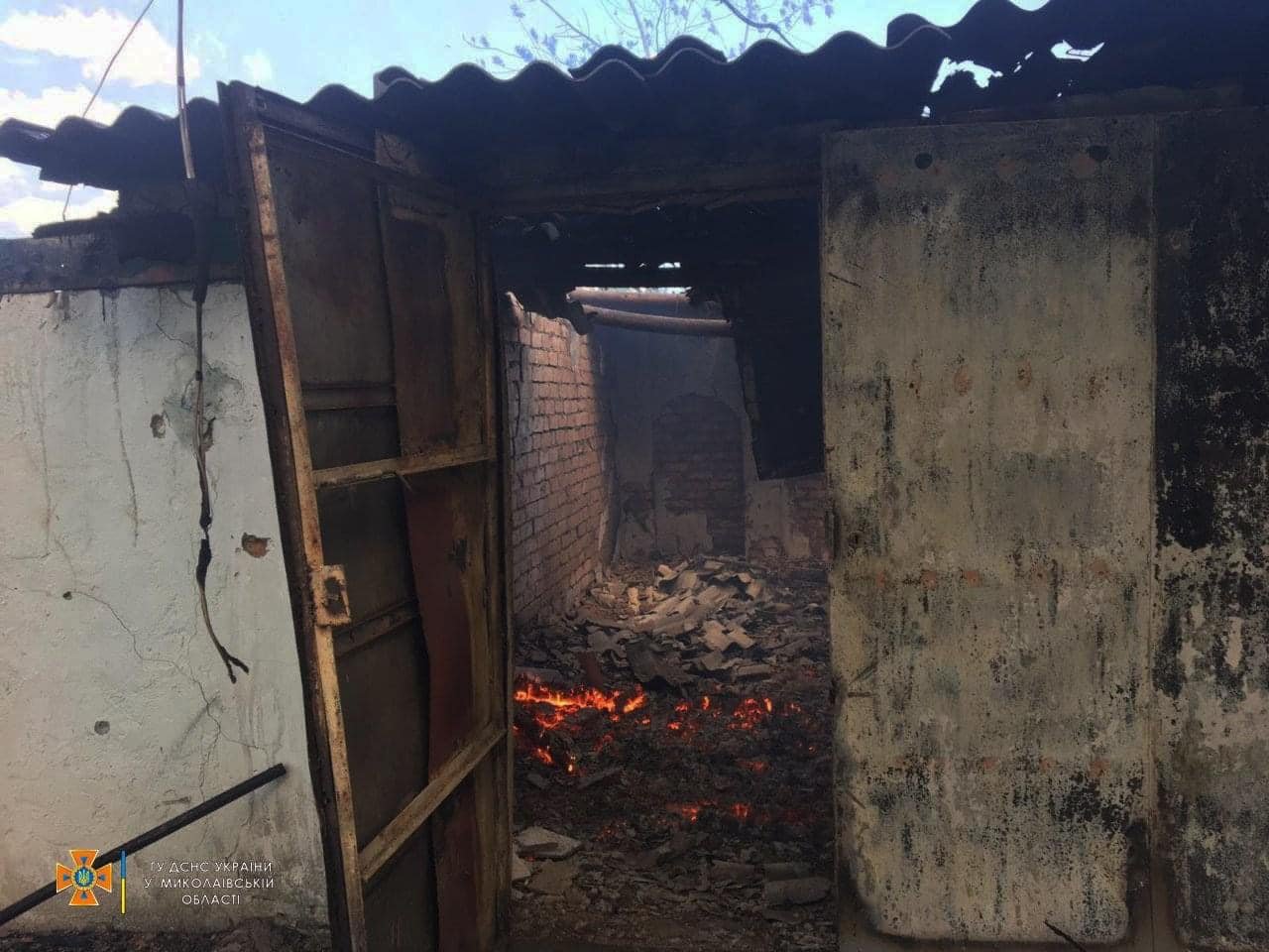 наслідки обстрілу миколаївського району