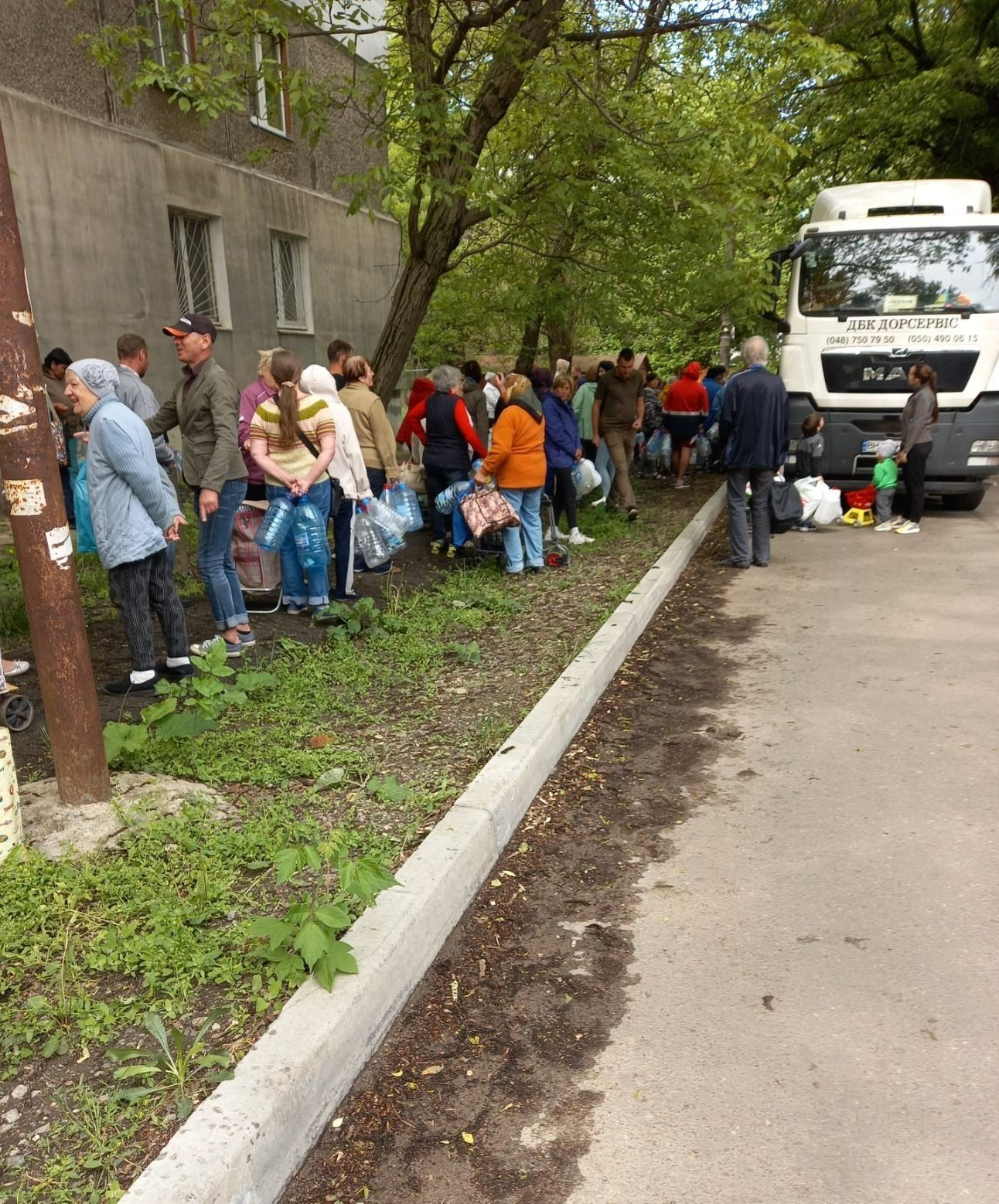 підвоз води для миколаївців