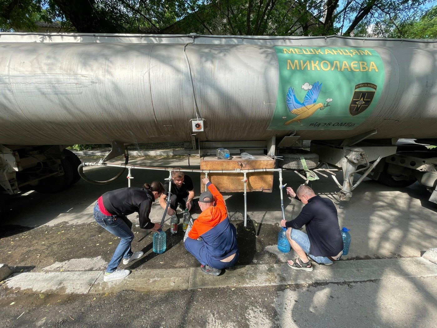 підвоз води для миколаївців