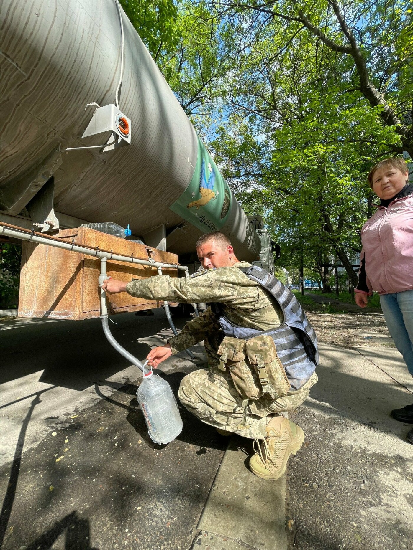 підвоз води для миколаївців