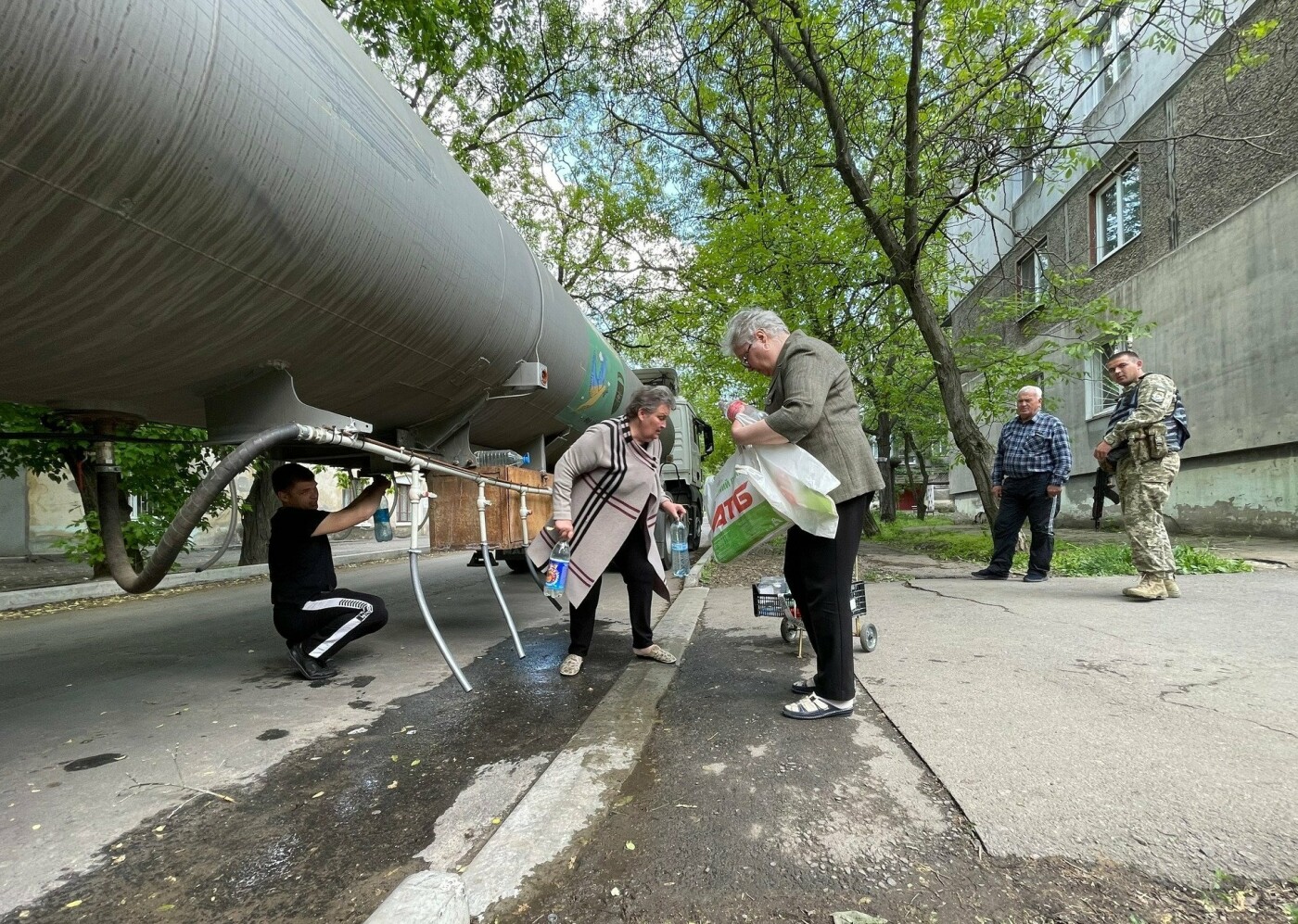 підвоз води для миколаївців