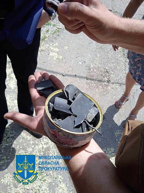 наслідки обстрілу очакова