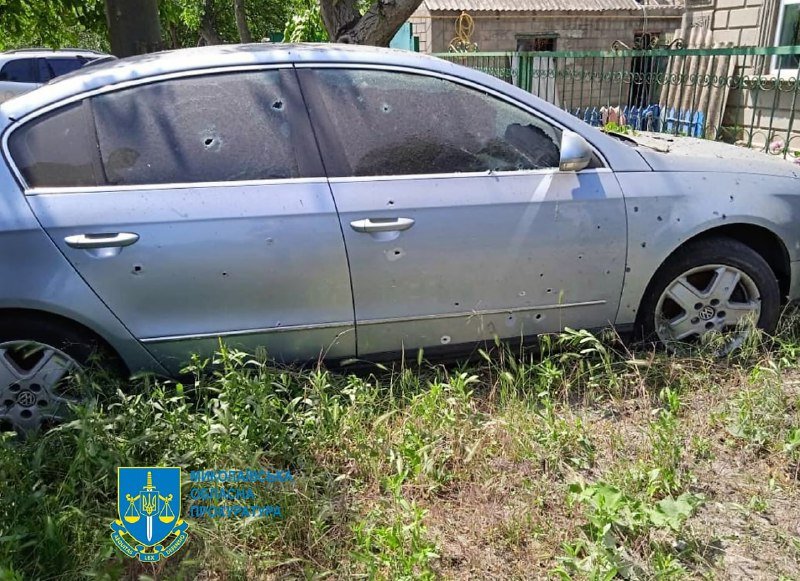 наслідки обстрілу очакова