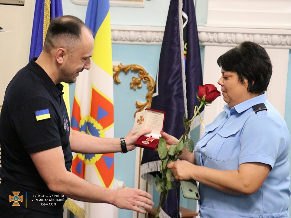 миколаївських та одеських рятувальників відзначили нагородами