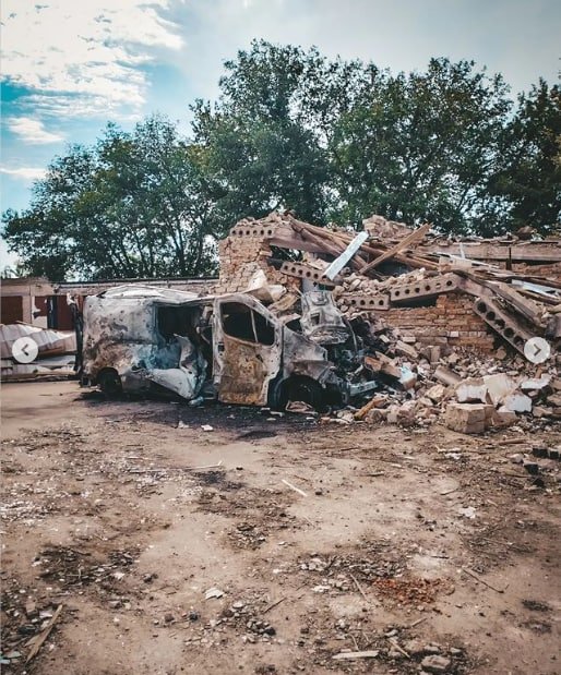 Баштанка після обстрілів