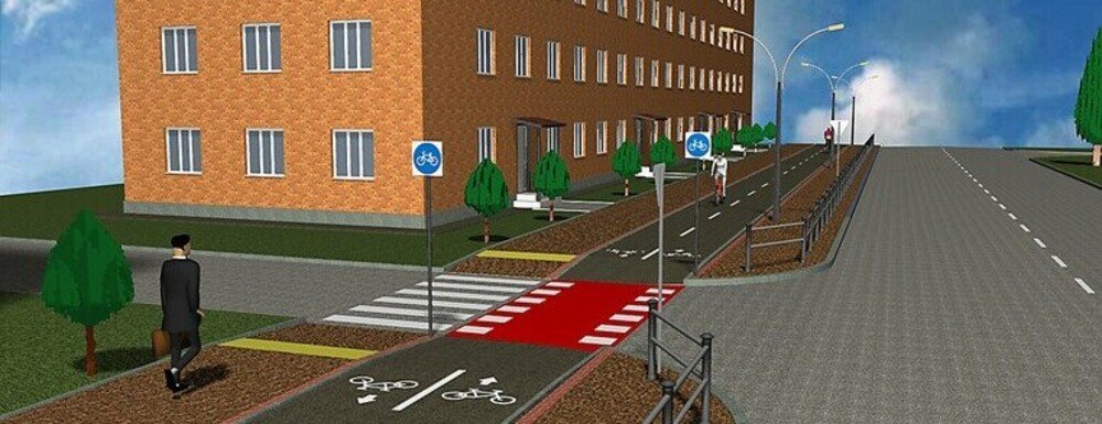 Проєкт велодоріжки у Лісках