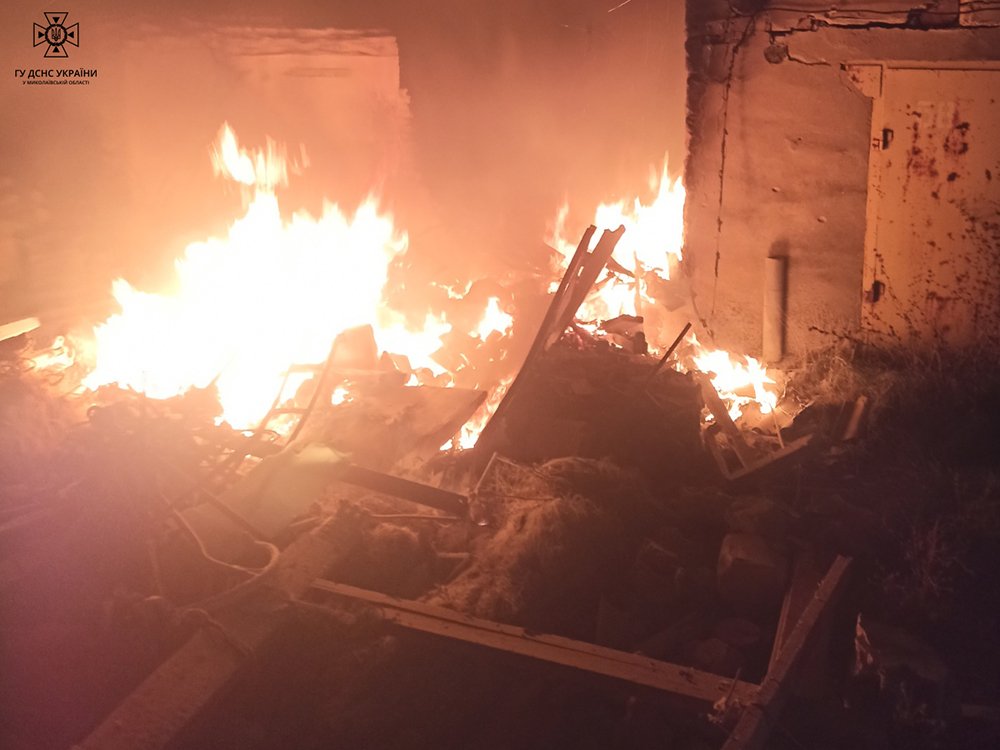 Протягом попередньої доби на Миколаївщині сталися 6 пожеж, дві із них через атаки росії