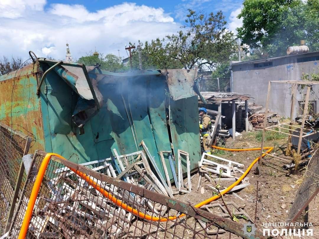 Наслідки атаки по Очакову: поліція документує факти російської агресії, - ФОТО