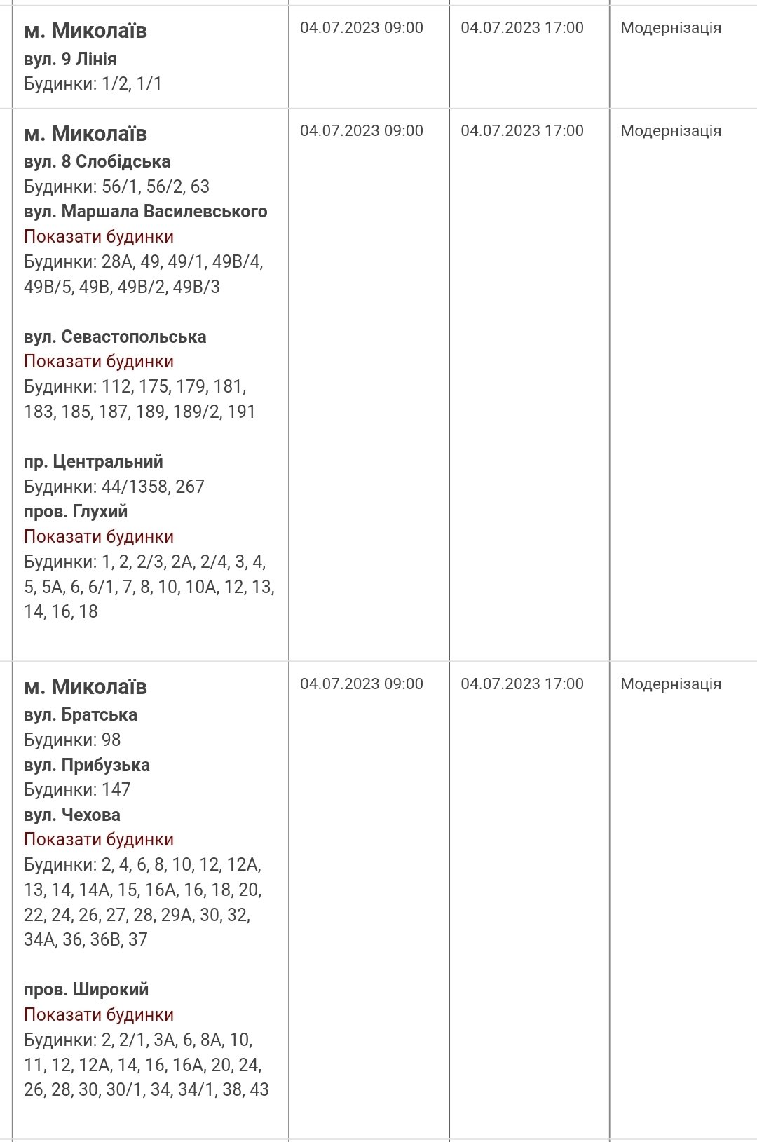 Планові відключення: Де не буде електроенергії у Миколаєві, - ФОТО 