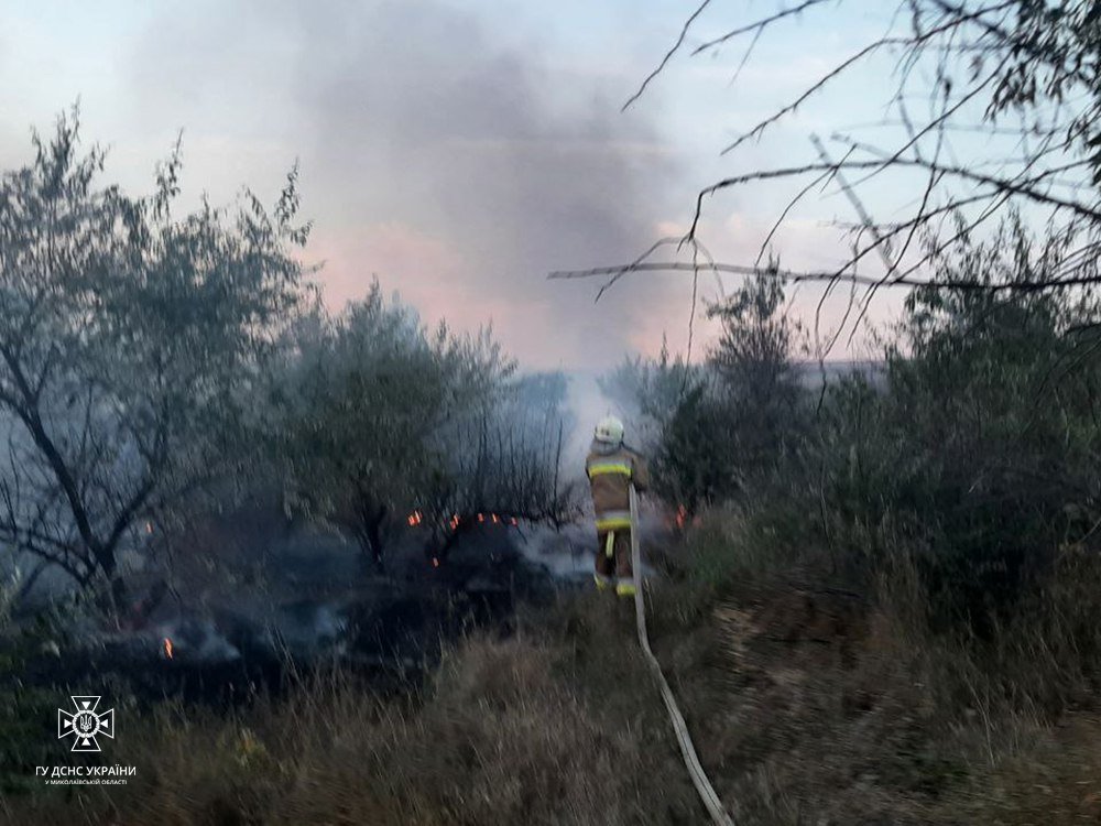На Миколаївщині за добу рятувальники ліквідували 22 пожежі: на одній із них травмувався 86-річний чоловік, - ФОТО