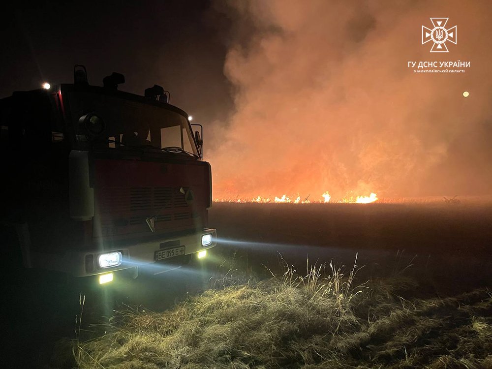 За добу в Миколаївській області виникло майже 30 пожеж: горіла суха трава, чагарники та сміття, - ФОТО