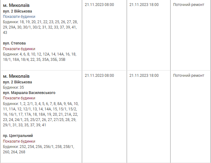 Поточний ремонт: у Миколаєві пройдуть планові відключення світла 