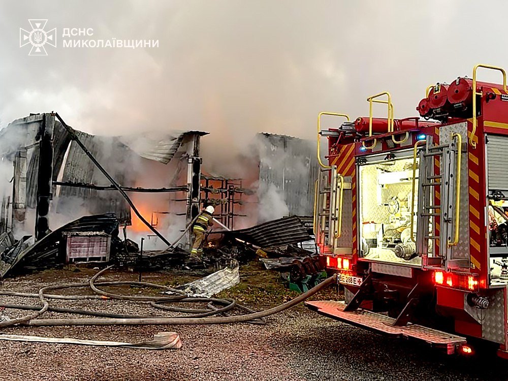 Пожар в Николаевской области