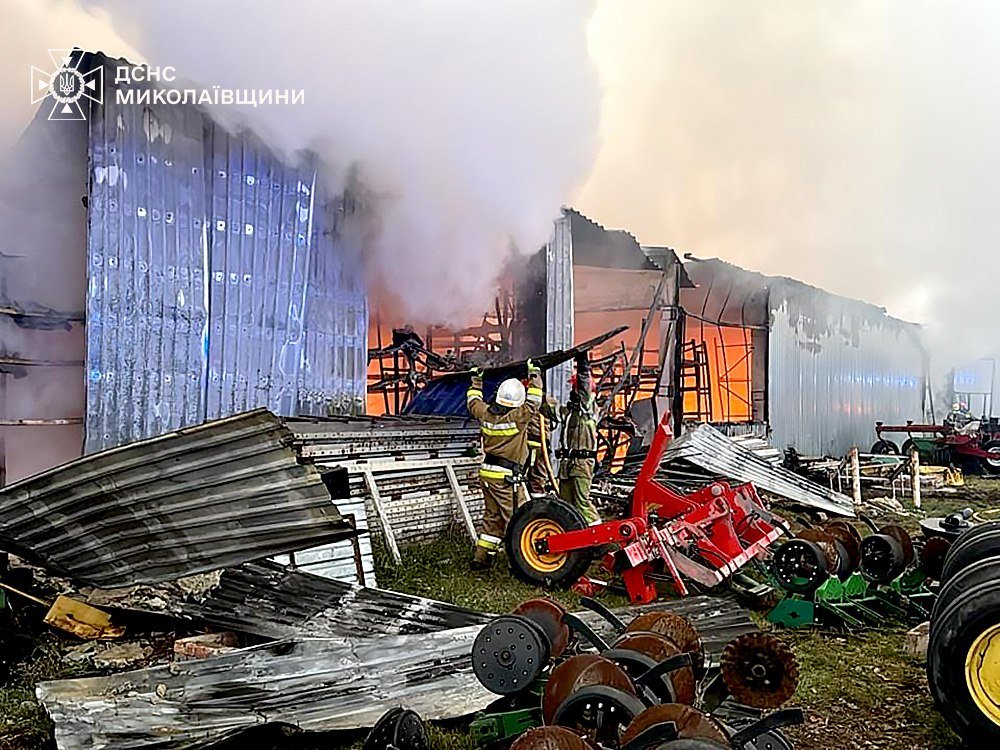 Пожар в Николаевской области