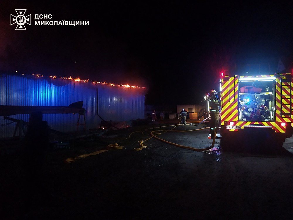 Пожар в Николаевской области