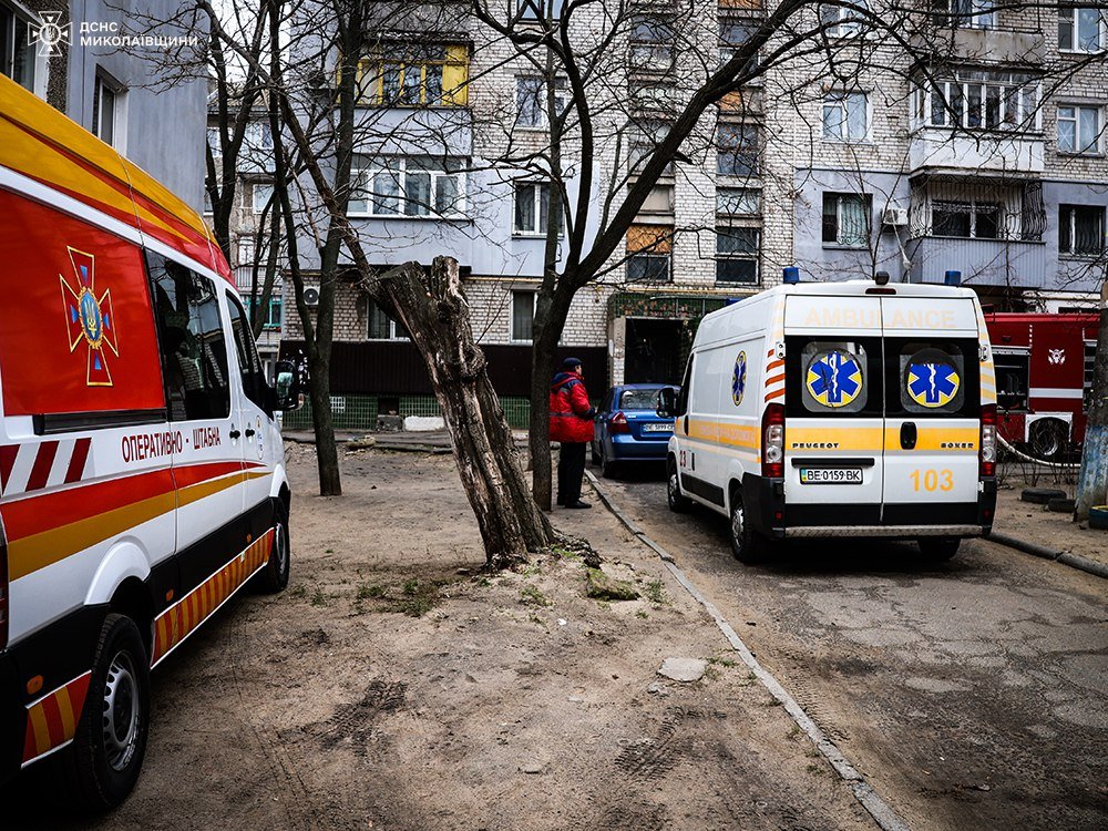 Пожар в Николаеве