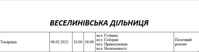 Плановые отключения электроэнергии в Николаевской области