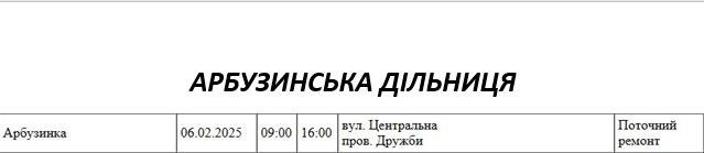 Плановые отключения электроэнергии в Николаевской области