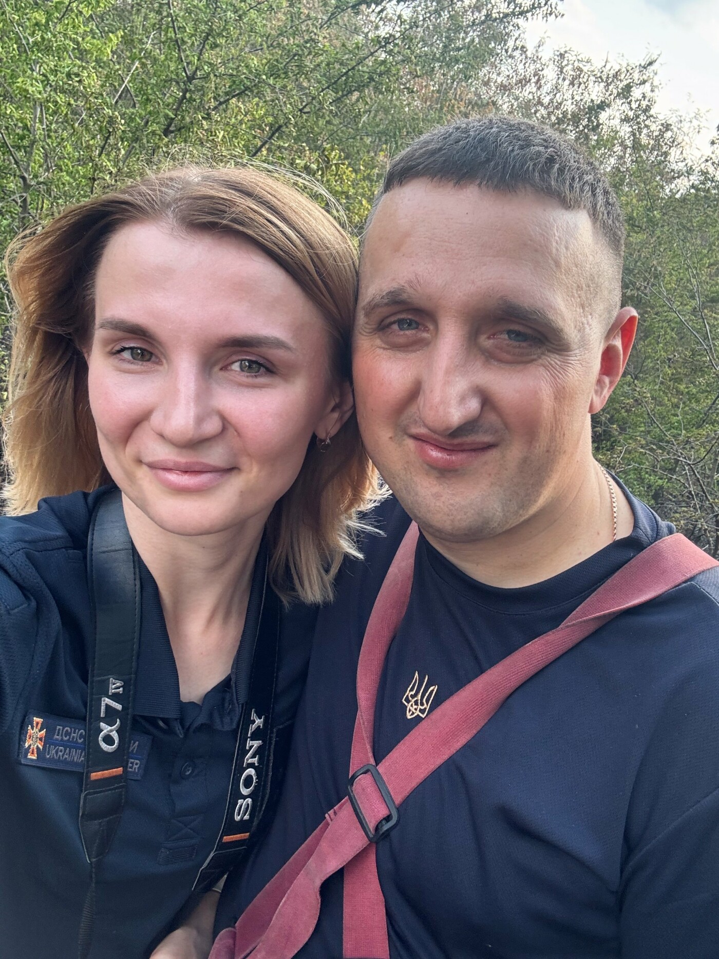 Алина и Александр встретились во время ликвидации пожара в лесу