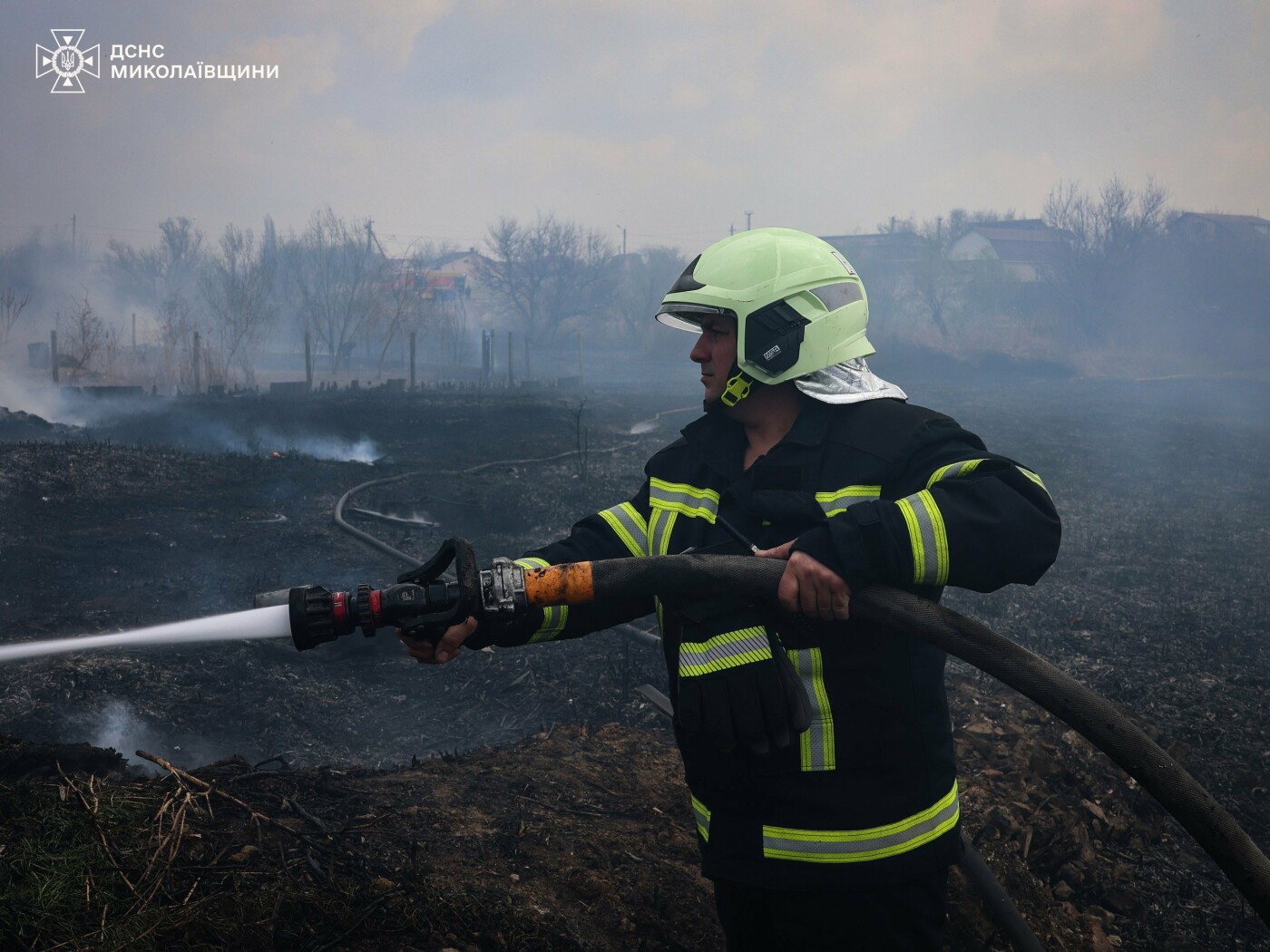 Пожары в Николаевской области.