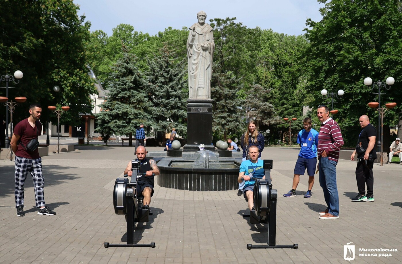 В Николаеве прошли соревнования среди ветеранов ко Дню Европы