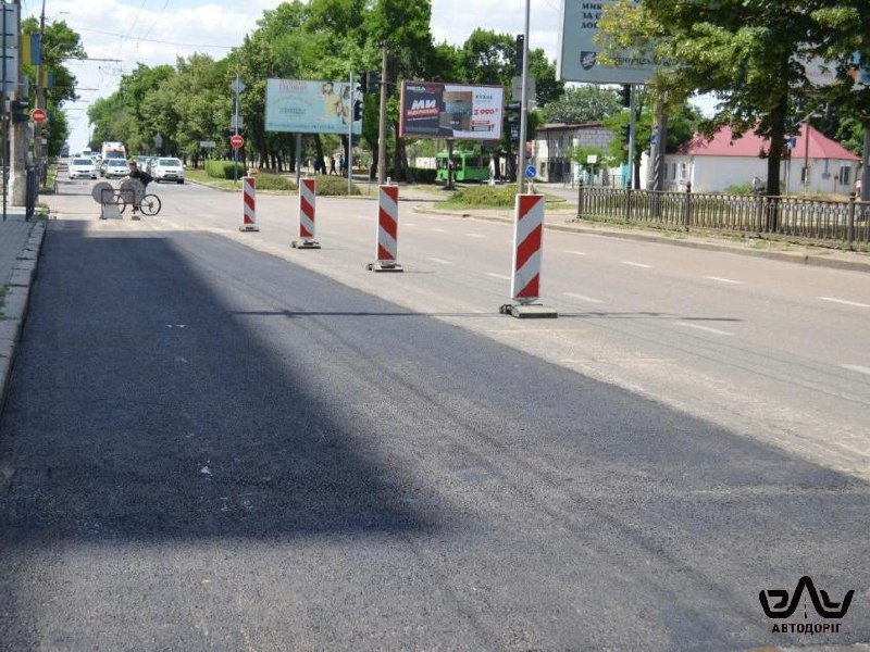Ремонт дорог в Николаеве.