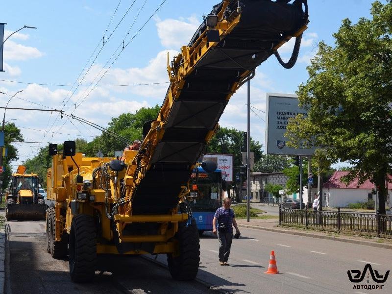 Ремонт дорог в Николаеве.