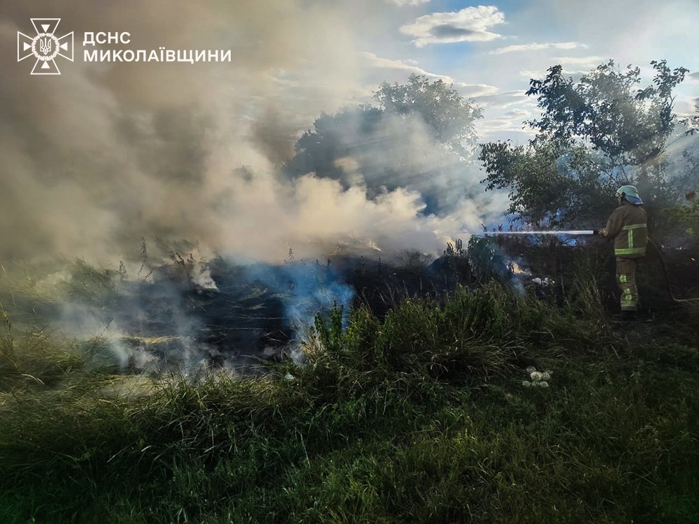 Пожары в Николаевской области