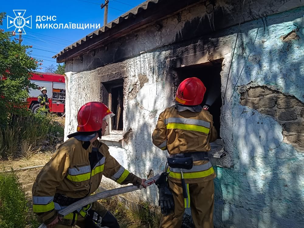 Пожары в Николаевской области